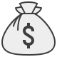 icons8 money bag 80
